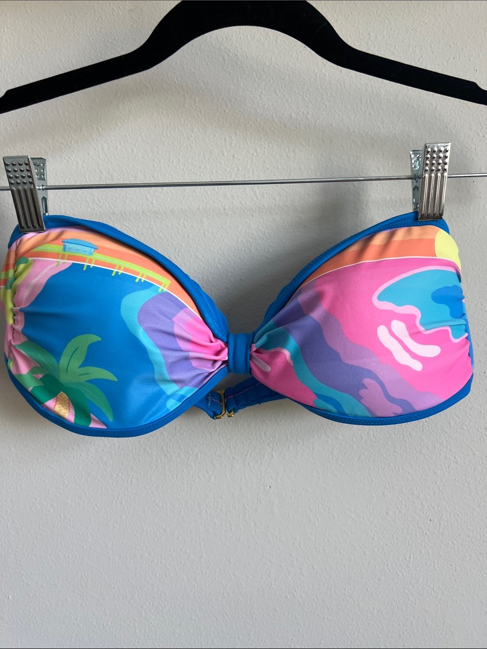 93 play street bandeau bikini top